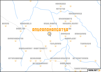 map of Andranomangatsa