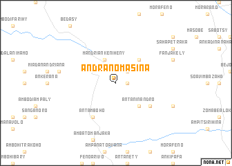 map of Andranomasina