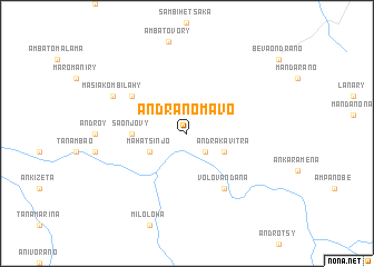 map of Andranomavo