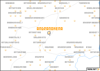 map of Andranomena