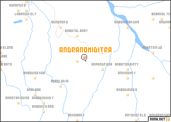 map of Andranomiditra