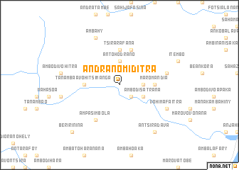 map of Andranomiditra