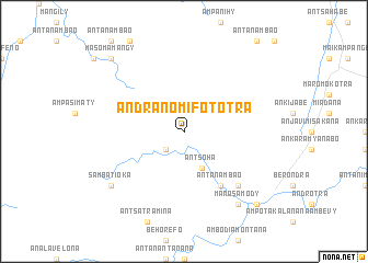 map of Andranomifototra