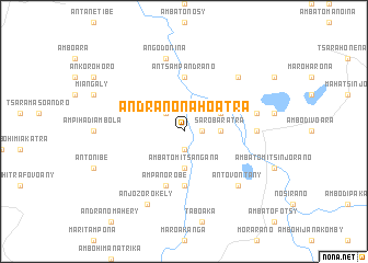map of Andranonahoatra