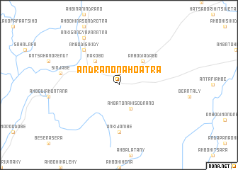 map of Andranonahoatra