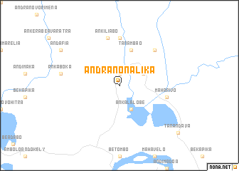 map of Andranonalika