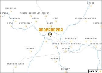map of Andranoroa