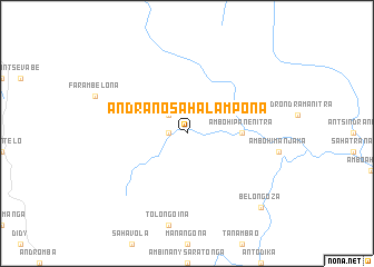 map of Andranosahalampona