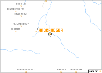 map of Andranosoa