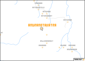 map of Andranotakatra