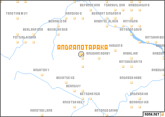 map of Andranotapaka