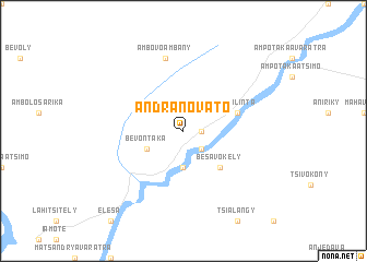 map of Andranovato