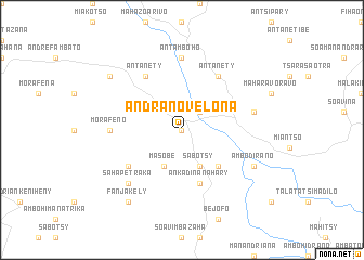 map of Andranovelona