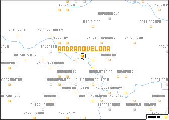 map of Andranovelona