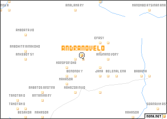 map of Andranovelo