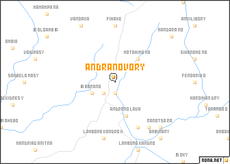 map of Andranovory