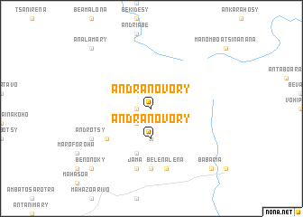 map of Andranovory