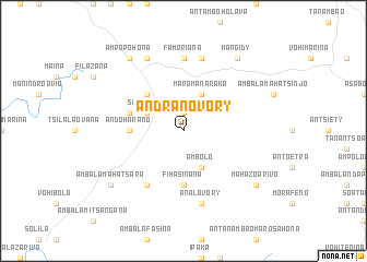 map of Andranovory