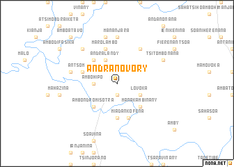 map of Andranovory