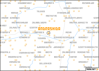 map of Andráshida