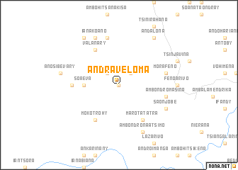 map of Andraveloma