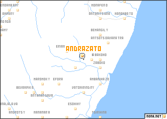 map of Andrazato