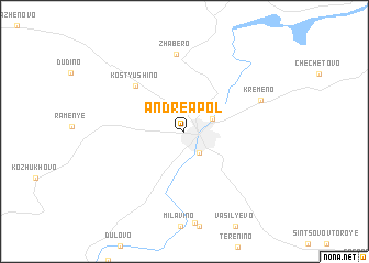 map of Andreapol\