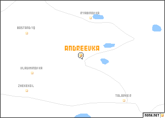 map of Andreevka