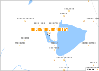 map of Andrenialamahitsy