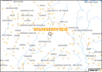 map of Andres Bonifacio