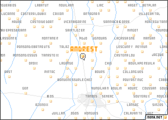 map of Andrest