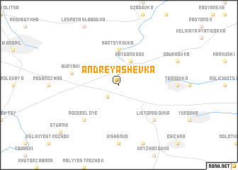 map of Andreyashevka