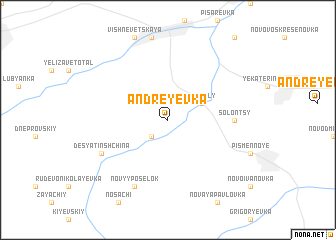 map of Andreyevka