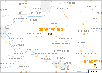 map of Andreyevka