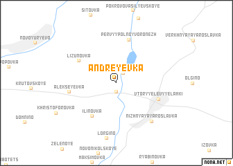 map of Andreyevka