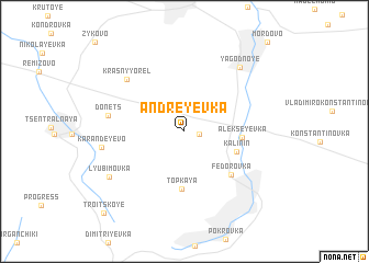 map of Andreyevka