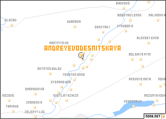 map of Andreyevo-Desnitskaya