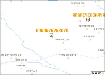 map of Andreyevskaya