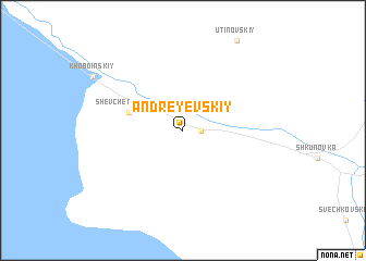 map of Andreyevskiy