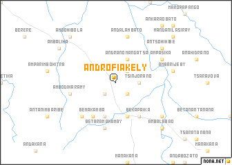 map of Androfiakely