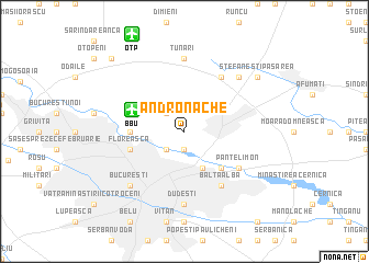 map of Andronache