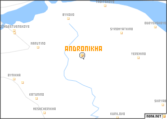 map of Andronikha