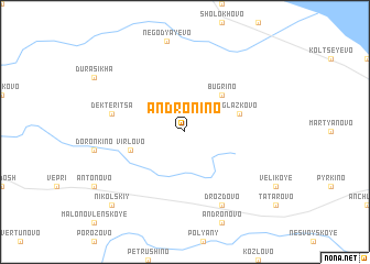 map of Andronino