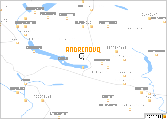 map of Andronovo