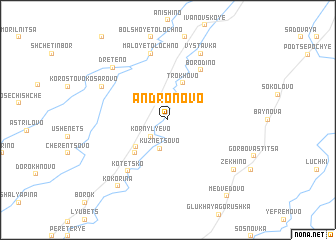 map of Andronovo