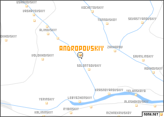 map of Andropovskiy