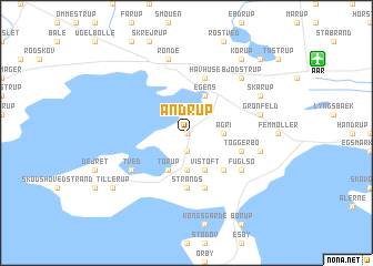 map of Andrup