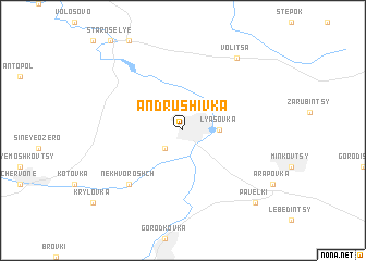 map of Andrushivka