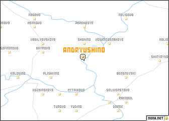 map of Andryushino