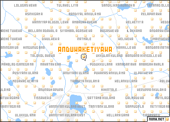 map of Anduwaketiyawa